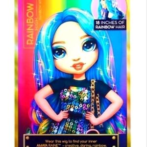 RAINBOW High 18 Inch Rainbow Wig